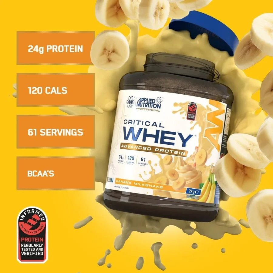 Applied Nutrition Critical Whey selected by Sidhu Fitness